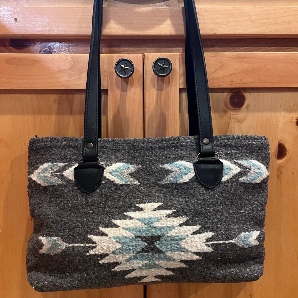 First Frost Wool Shoulder Bag by MZ Fair Trade